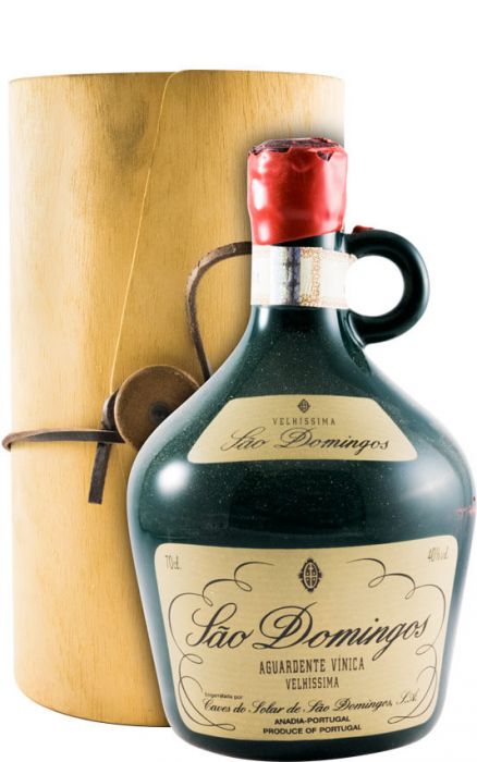Aguardente Vínica São Domingos Velhíssima (garrafa porcelana)