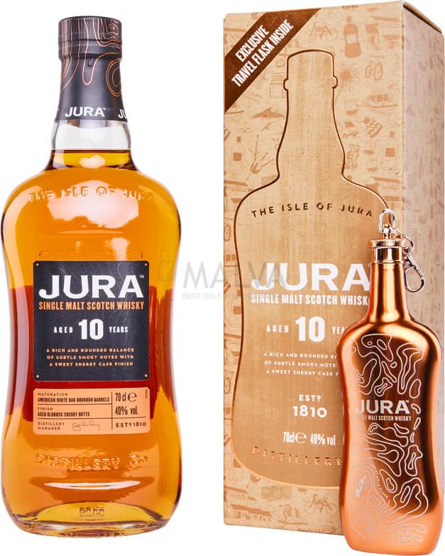 Jura 10 anos C/ Travel Flask